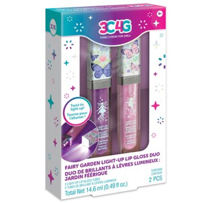3C4G Three Cheers For Girls Fairy Garden Light-Up Lip Gloss Duo - 2 Gloss Tubes