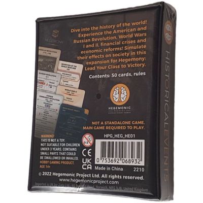 Image showing  Historical Events Expansion - 50 New Cards Add Events To Your Gameplay