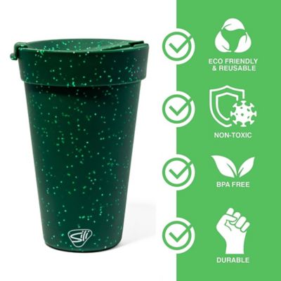 Image showing  Silicone 16 oz. Coffee Tumblers 2 Pack - Unbreakable Cups