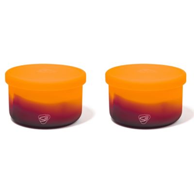 Silipint 20 oz. Unbreakable Silicone Lidded Bowls, Sun Storm, 2 pk.