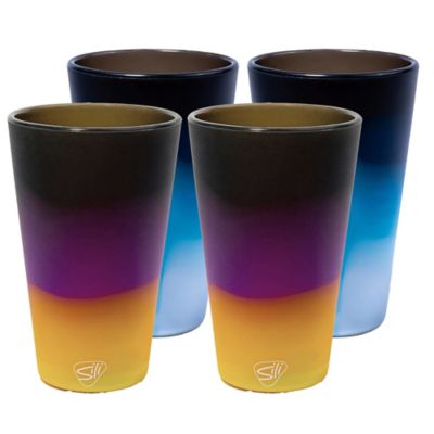 Silipint Silicone Pint Glasses: 4 pk., 16 oz.