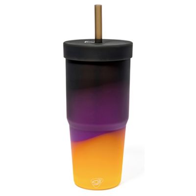 Silipint Silicone Straw Tumbler: Sun Storm - Reusable