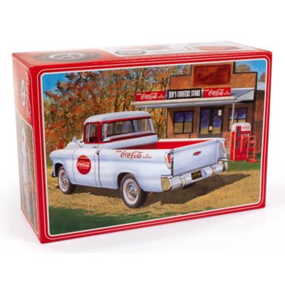 AMT 1:25 Scale Model Kit - 1955 Chevy Cameo Pickup Coca-Cola - 90 Parts