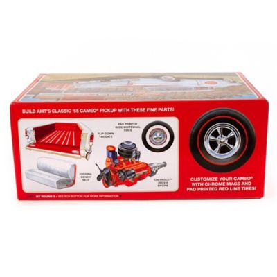 Image showing  1:25 Scale Model Kit - 1955 Chevy Cameo Pickup Coca-Cola - 90 Parts