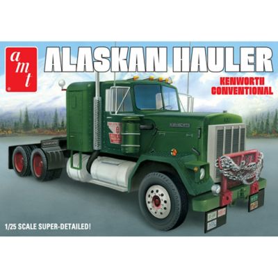 Image showing  1:25 Scale Model Kit - Alaskan Hauler Kenworth Tractor - 300+ Parts