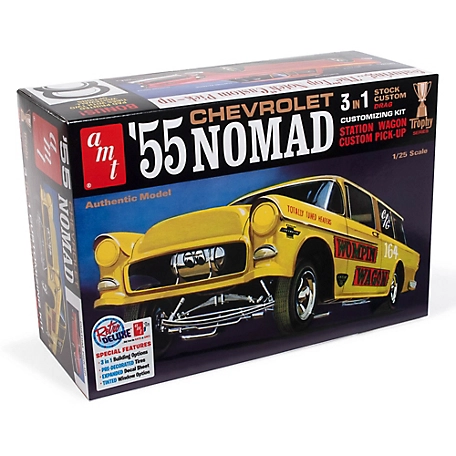 AMT 1:25 Scale Model Kit - 1955 Chevy Nomad - 172 Parts