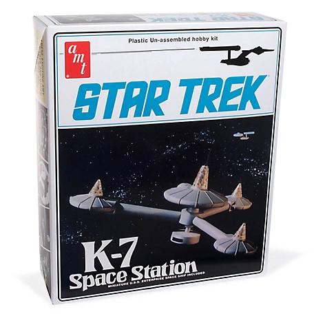 AMT Star Trek K-7 Space Station - 1:7600 Scale Model Kit -29 Parts