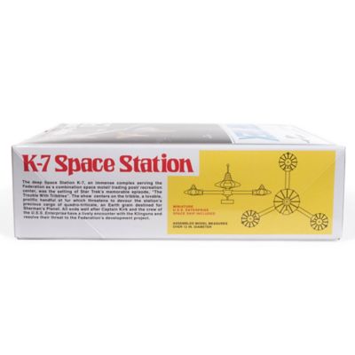 Image showing  Star Trek K-7 Space Station - 1:7600 Scale Model Kit -29 Parts