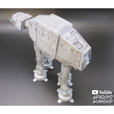 Image showing 7 th MPC Star Wars: The Empire Strikes Back AT-AT - 1:100 Scale Model Kit - 77 Parts
