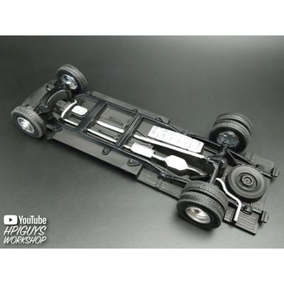 Image showing 5 th AMT 1:25 Scale Model Kit - 1996 Chevrolet C-3500 Dually Pickup - 46 Parts