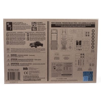 Image showing 6 th AMT 1:25 Scale Model Kit - 1996 Chevrolet C-3500 Dually Pickup - 46 Parts