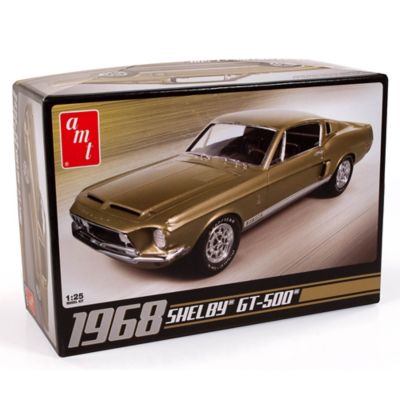AMT 1:25 Scale Model Kit - 1968 Shelby GT500 - Lime Gold, 80 Parts