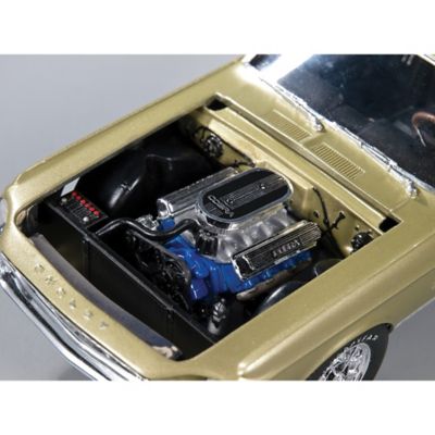 Image showing 5 th AMT 1968 Shelby GT500 1:25 Scale Model Kit, Lime Gold, 80 pc.