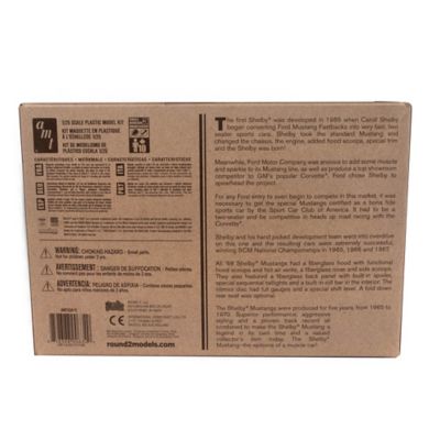 Image showing 7 th AMT 1968 Shelby GT500 1:25 Scale Model Kit, Lime Gold, 80 pc.