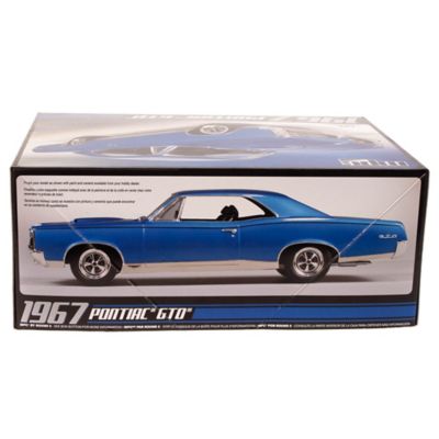 Image showing  1:25 Scale Model Kit - 1967 Pontiac GTO - Blue, 85+ Parts