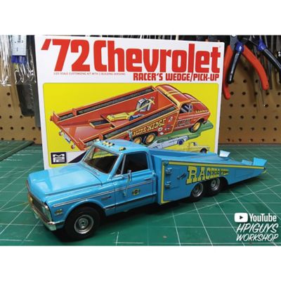 Image showing 6 th MPC 1:25 Scale Model Kit - 1972 Chevy Racer's Wedge - 145+ Parts