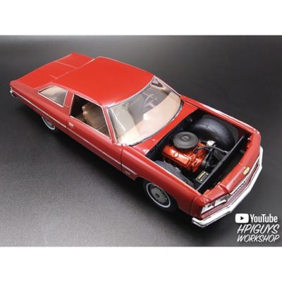 Image showing  1:25 Scale Model Kit - 1976 Chevy Caprice w/Trailer 2T - 114+ Parts