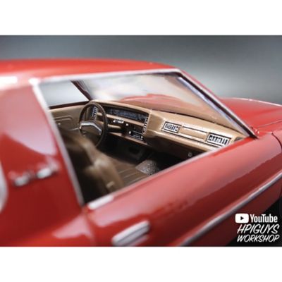 Image showing  1:25 Scale Model Kit - 1976 Chevy Caprice w/Trailer 2T - 114+ Parts