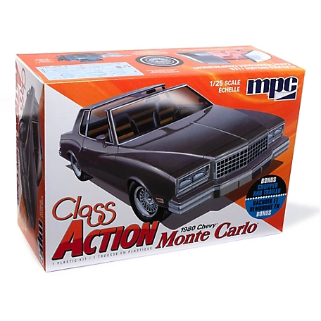 MPC 1:25 Scale Model Kit - 1980 Chevy Monte Carlo Class Action - 110 Parts