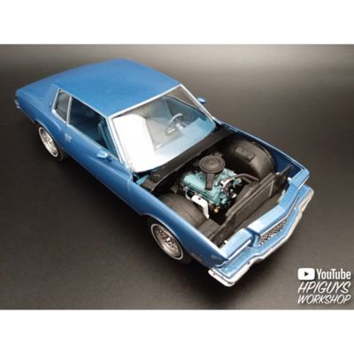 Image showing  1:25 Scale Model Kit - 1980 Chevy Monte Carlo Class Action - 110 Parts