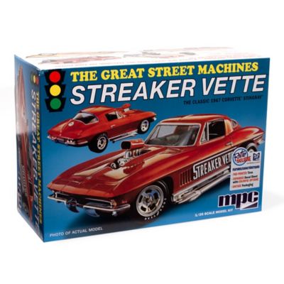 MPC 1:25 Scale Model Kit - 1967 Chevy Corvette Stingray Streaker Vette - 105+ Parts