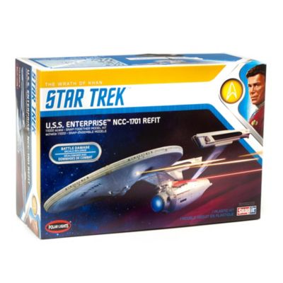 Polar Lights Star Trek U.S.S. Enterprise Refit: Wrath of Khan Edition - 1:1000 Scale Model Kit