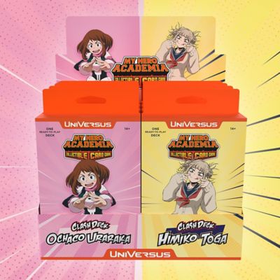 Image showing  My Hero Academia Collectible Card Game Set 6: Jet Burn Clash Deck Display
