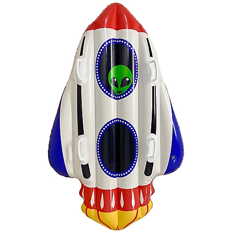 SnowFun Alien Inflatable Rocket Snow Tube - 2 Person