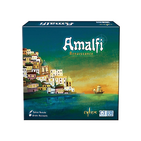 R & R Games Amalfi Renaissance - Ship & Lighthouse Placement Game, Ages 14+, 1-4 Players