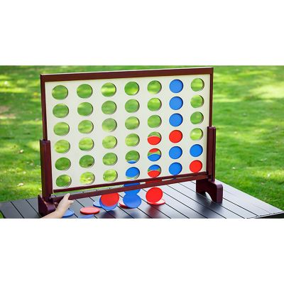 Image showing 5 th Trimate Giant Connect 4 Game Outdoor and Indoor Yard Game