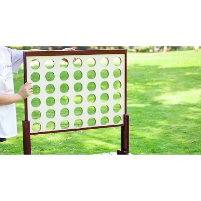 Image showing 7 th Trimate Giant Connect 4 Game Outdoor and Indoor Yard Game