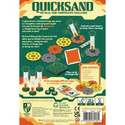 Image showing  Quicksand - Real Time Cooperative Board Game, Ages 8+. 1-7 Players