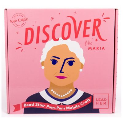 Kids Crafts Discover Like Maria - Bead Stair Pom-Pom Mobile Craft Kit