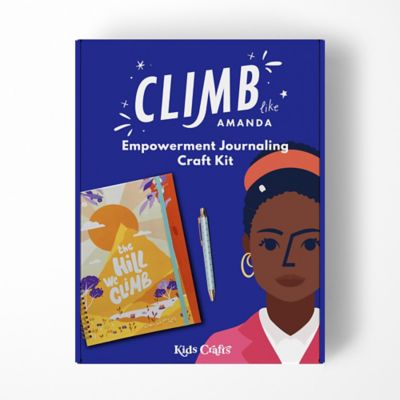 Kids Crafts Climb Like Amanda - Empowerment Journal Craft Kit, Multi