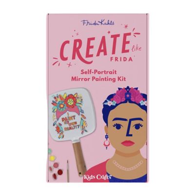Kids Crafts Create Like Frida - Self-Portrait Mirror Painting Kit
