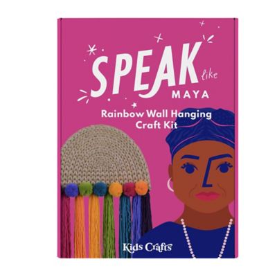 Kids Crafts Speak Like Maya - Rainbow Wall Hanging Craft Kit