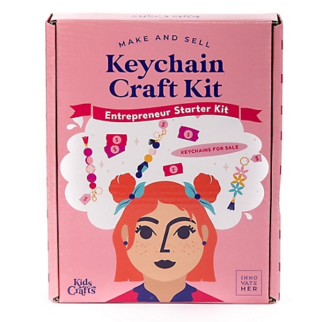 Kids Crafts Make & Sell Keychain Crafting Business - Entrepreneur Starter Kit