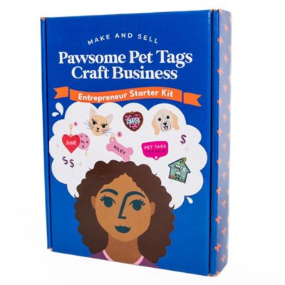 Kids Crafts Make & Sell Pawsome Pet Tags Craft Business - Entrepreneur Starter Kit