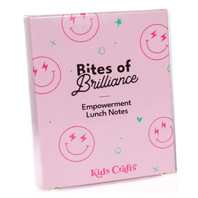 Kids Crafts Bites Of Brilliance Lunch Note Cards - 50 Unique & Encouraging Notes