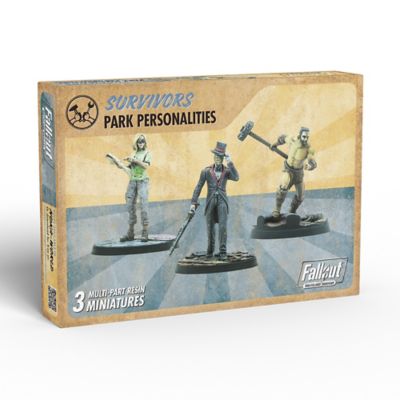 Modiphius Fallout: Wasteland Warfare - Survivors Park Personalities - 3 Miniatures