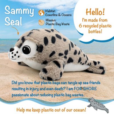 Image showing  Sammy The Seal - 12 in. Plush Toy with Animal Sounds