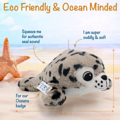 Image showing  Sammy The Seal - 12 in. Plush Toy with Animal Sounds