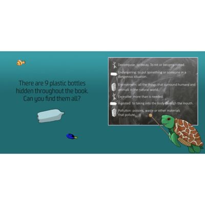 Image showing 6 th Shore Buddies The Plastic Ocean - Children's Hardcover Picture Book