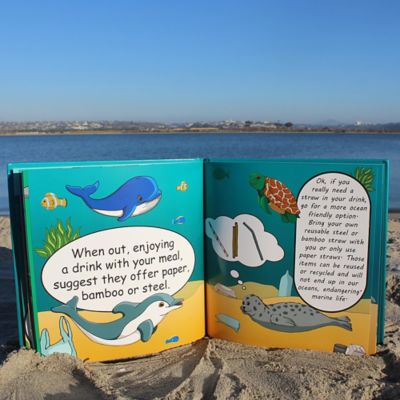 Image showing 7 th Shore Buddies The Plastic Ocean - Children's Hardcover Picture Book
