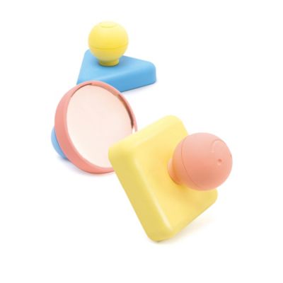 Image showing  Montessori Mirror Shape Puzzle - Wooden Mirror Bottom Shape Pieces