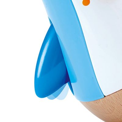 Image showing 6 th Hape Penguin Musical Wobbler Toy