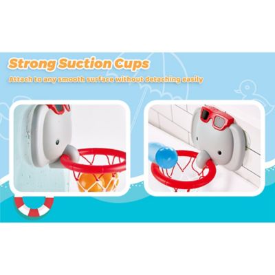 Image showing  Bath Basketball Elephant Pal - Bathtub Shooting Game