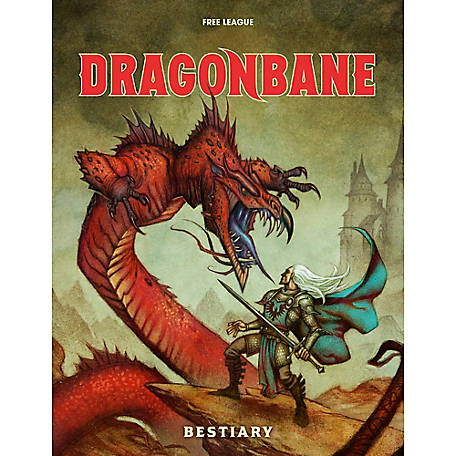 Free League Publishing : Dragonbane: Bestiary - Hardcover RPG Supplement Book
