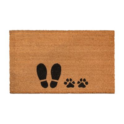 4 Cats & Dogs Convertible Entrance Mat: Rectangle Core Refill - Foot & Paw