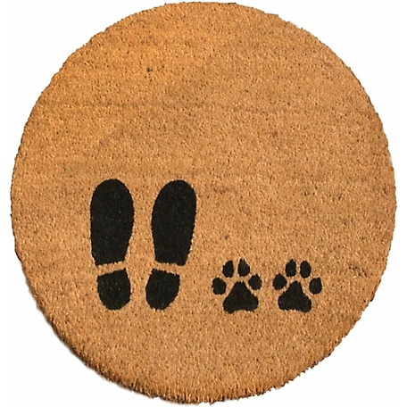 4 Cats & Dogs Convertible Entrance Mat: Round Core Refill - Foot & Paw